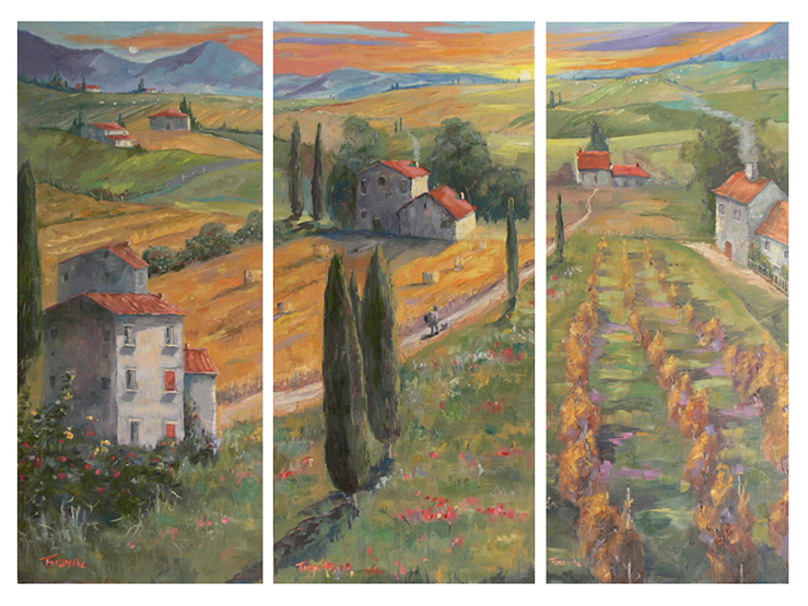 Tuscany painting 949-715-0308