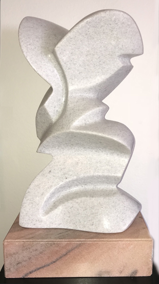 949-689-2047 Leonard Cave abstract sculpture