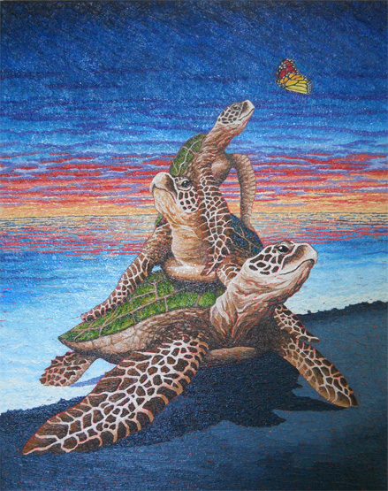 949-689-2047 art turtles Hawaii